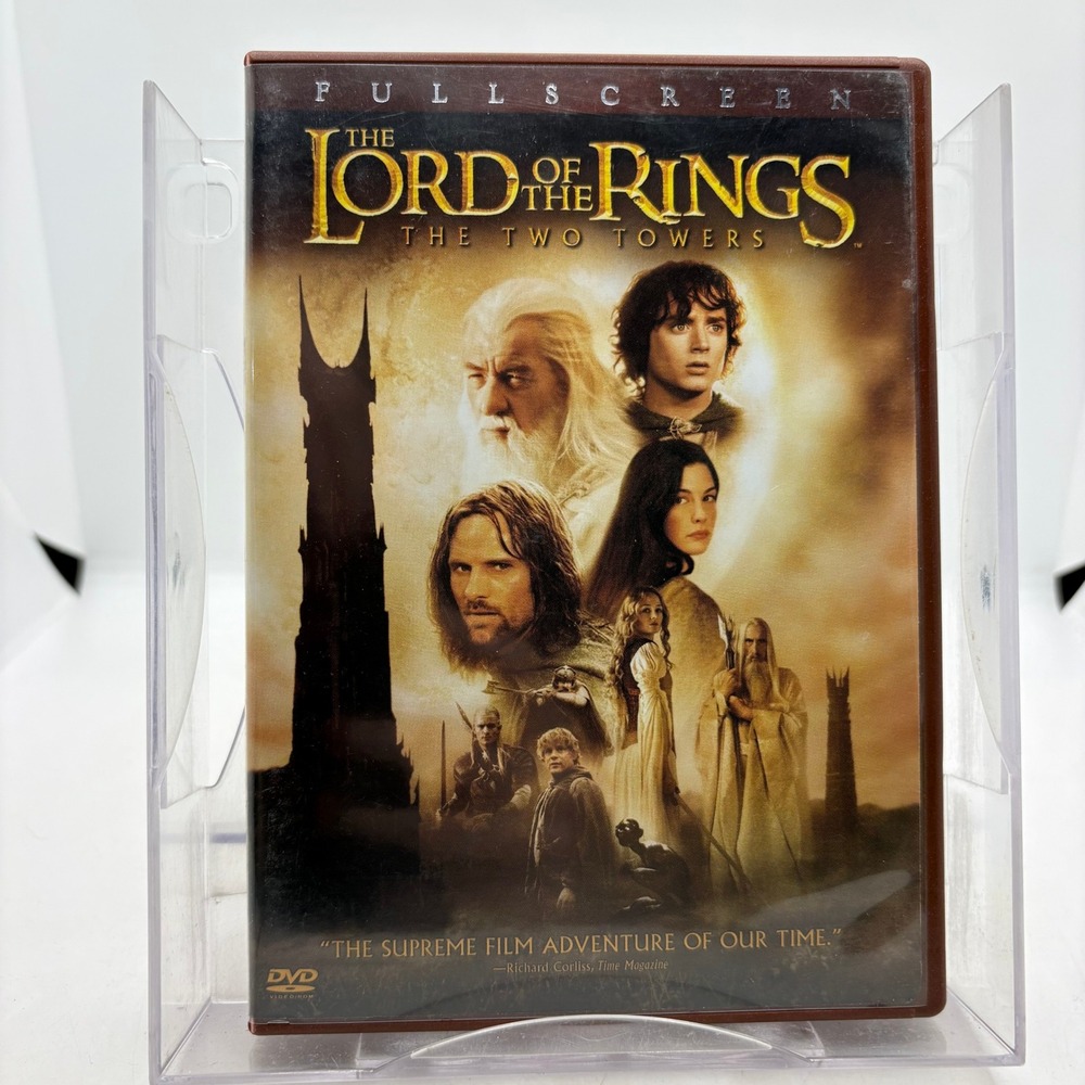The Lord of the Rings The Two Towers DVD Fullscreen 2-Disc Set 2003 N63548